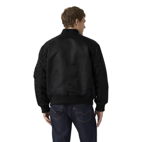Ανδρικό τζάκετ Levi's MA-1 Bomber Jacket σε μαύρο χρώμα διαθέσιμο στο ns97.gr Kastoria.