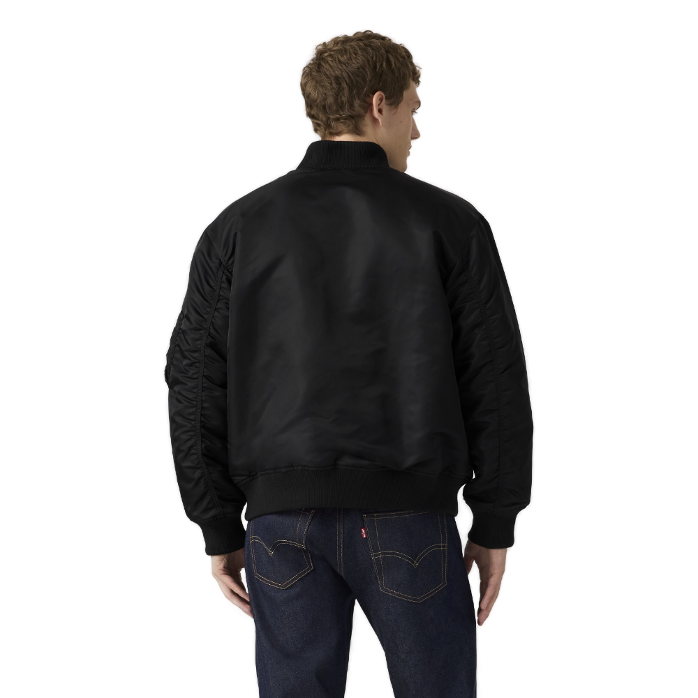 Ανδρικό τζάκετ Levi's MA-1 Bomber Jacket σε μαύρο χρώμα διαθέσιμο στο ns97.gr Kastoria.