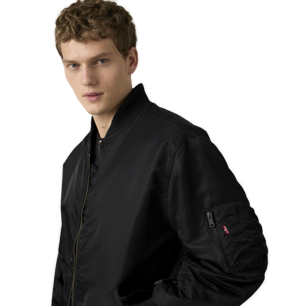 Ανδρικό τζάκετ Levi's MA-1 Bomber Jacket σε μαύρο χρώμα διαθέσιμο στο ns97.gr Kastoria.