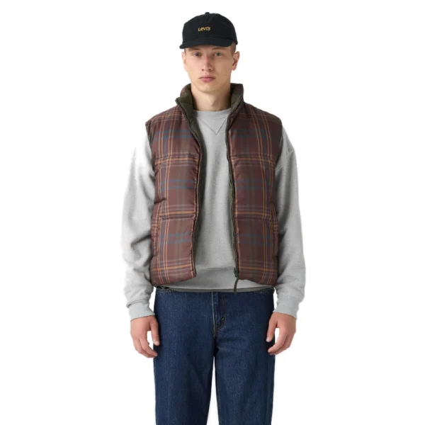 Ανδρικό αμάνικο γιλέκο διπλής όψης Levi's Rockwell Reversible Vest διαθέσιμο στο ns97.gr Kastoria.