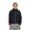 Ανδρικό τζάκετ με κουκούλα Rusty Lock Out Hooded Jacket σε μαύρο χρώμα διαθέσιμο στο ns97.gr Kastoria.