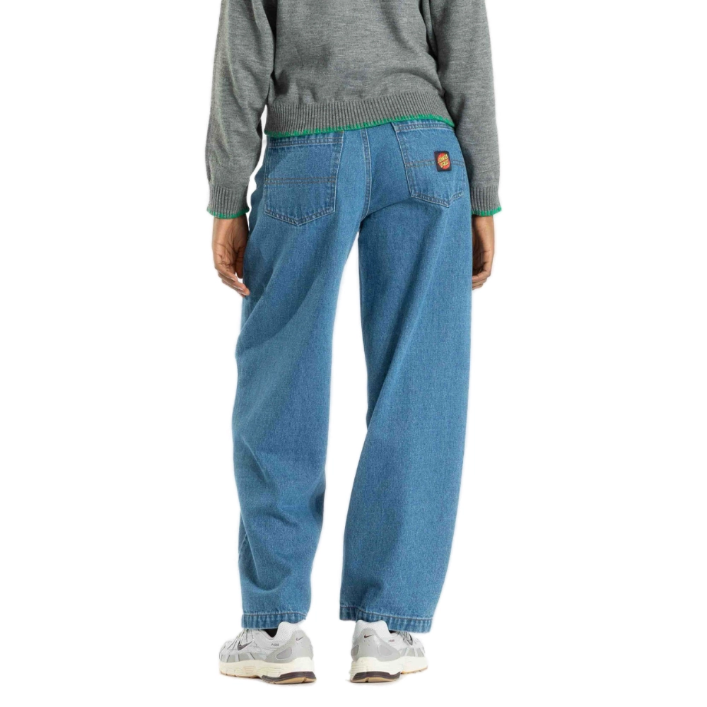 Γυναικείο τζιν παντελόνι Santa Cruz Classic Cinch Pant σε ανοιχτό μπλε χρώμα διαθέσιμο στο ns97.gr Kastoria