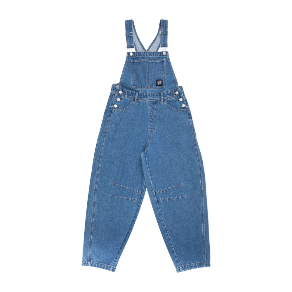 Γυναικεία τζιν σαλοπέτα Santa Cruz Opus Dot Barrel Dungarees σε ανοιχτό μπλε χρώμα διαθέσιμο στο ns97.gr Kastoria