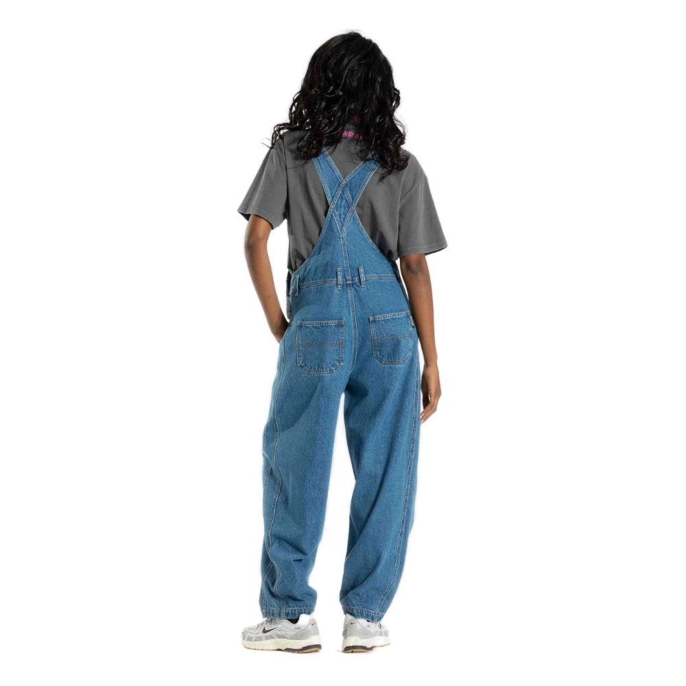 Γυναικεία τζιν σαλοπέτα Santa Cruz Opus Dot Barrel Dungarees σε ανοιχτό μπλε χρώμα διαθέσιμο στο ns97.gr Kastoria