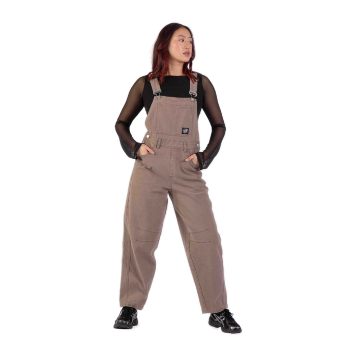 Γυναικεία σαλοπέτα Santa Cruz Opus Dot Barrel Dungarees σε mole χρώμα διαθέσιμο στο ns97.gr Kastoria.
