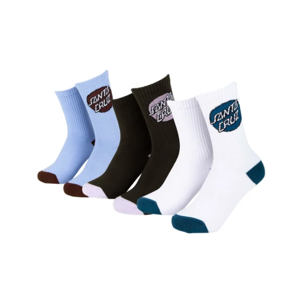 Γυναικείες κάλτσες Santa Cruz Pop Dot 3-Pack σε multicolor χρωματισμούς διαθέσιμο στο ns97.gr Kastoria.