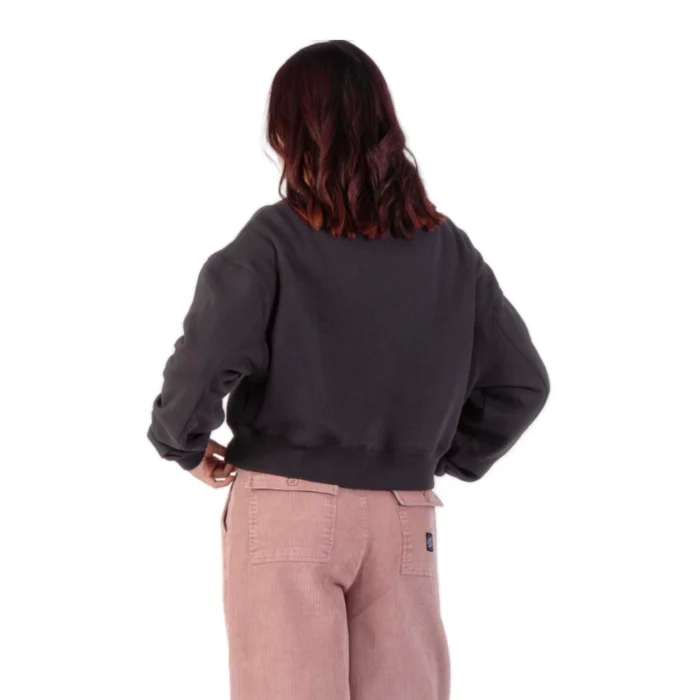 Γυναικεία μπλούζα φούτερ Santa Cruz Star Snail Crew σε Black Wash χρώμα διαθέσιμη στο ns97.gr Kastoria