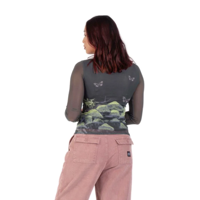 Γυναικεία μακρυμάνικη mesh μπλούζα Santa Cruz Strip Boat LS Top σε Night Visions print διαθέσιμη στο ns97.gr Kastoria