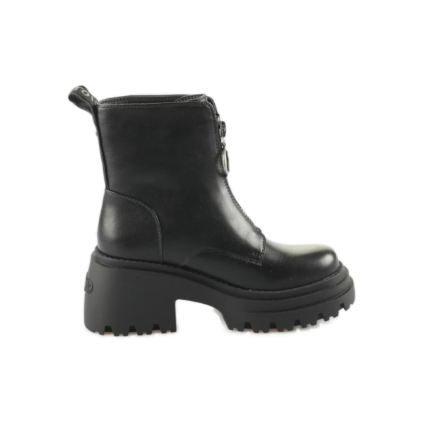 Γυναικεία μποτάκια platform Buffalo Bravr Zip Boots σε μαύρο χρώμα διαθέσιμο στο ns97.gr Kastoria.