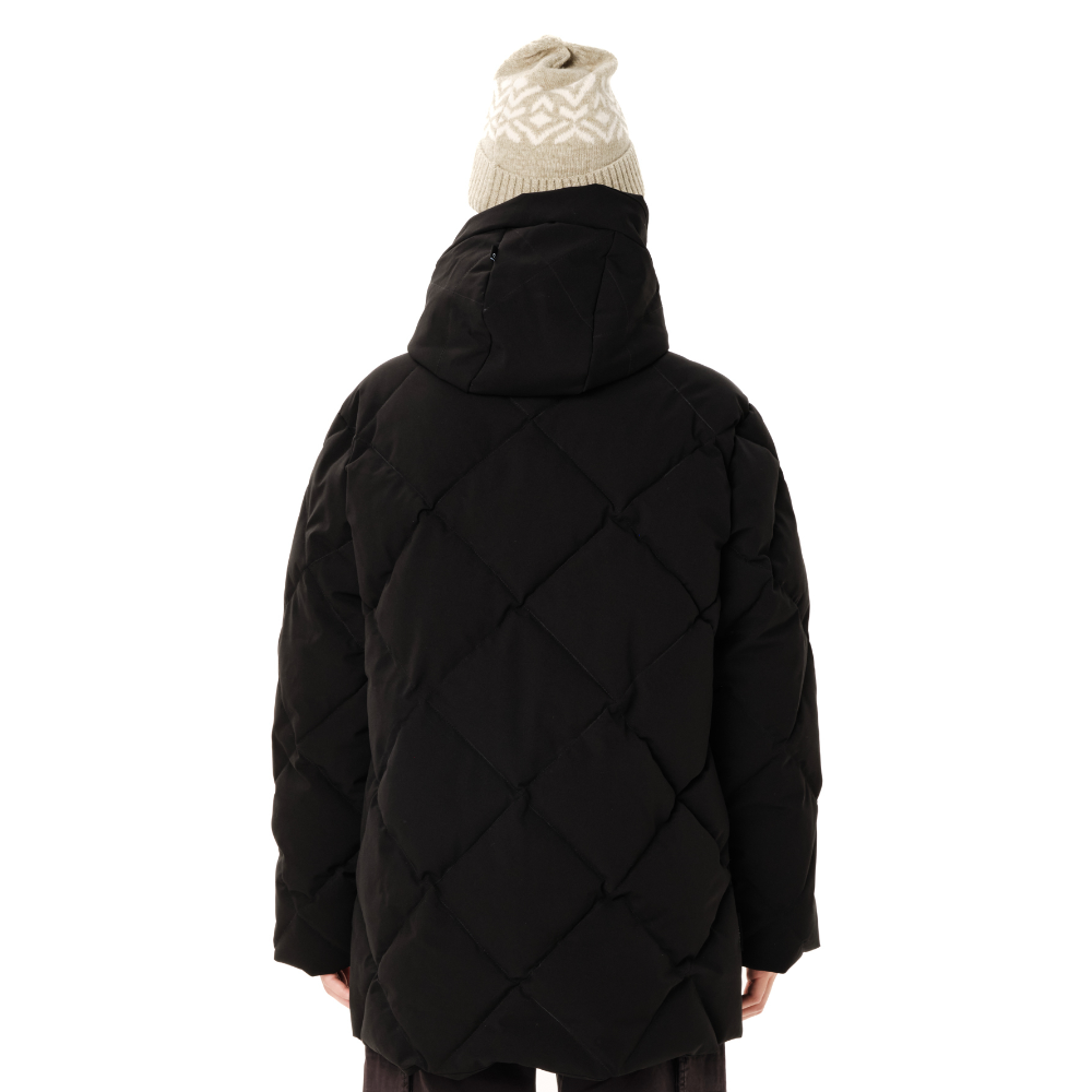Γυναικείο αδιάβροχο puffer μπουφάν Emerson Hooded Jacket σε μαύρο χρώμα διαθέσιμο στο ns97.gr Kastoria.