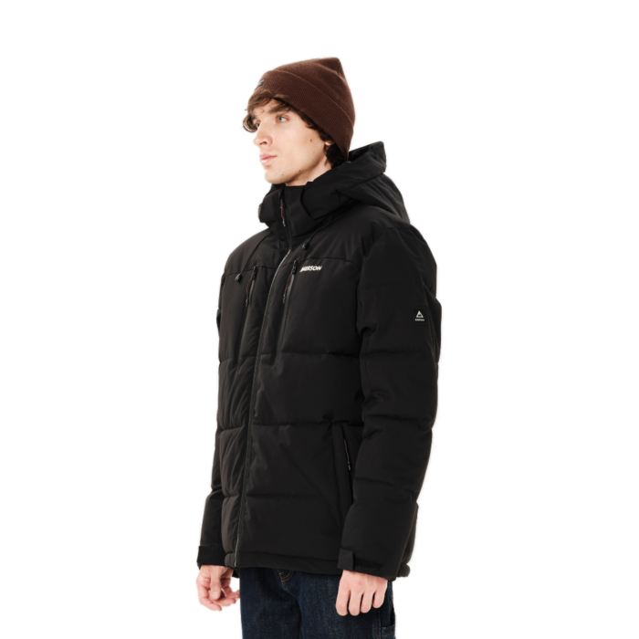 Ανδρικό χειμερινό μπουφάν puffer Emerson Puffer Jacket σε μαύρο χρώμα διαθέσιμο στο ns97.gr Kastoria.