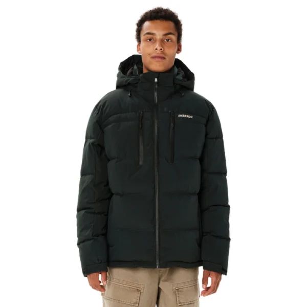 Ανδρικό χειμερινό μπουφάν puffer Emerson Puffer Jacket σε forest πράσινο χρώμα διαθέσιμο στο ns97.gr Kastoria