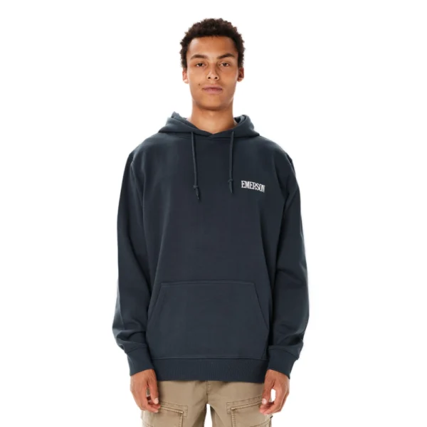 Ανδρικό φούτερ με κουκούλα Emerson Responsible Living Hoodie σε teal blue χρώμα διαθέσιμο στο ns97.gr Kastoria.