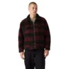 Ανδρικό καρό μπουφάν Levi's Type 3 Sherpa Padded Trucker Jacket σε μπορντό χρώμα διαθέσιμο στο ns97.gr Kastoria.