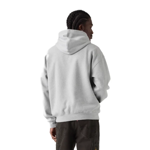 Ανδρικό φούτερ με κουκούλα Levi's Workwear PO Hoodie σε γκρι χρώμα διαθέσιμο στο ns97.gr Kastoria.