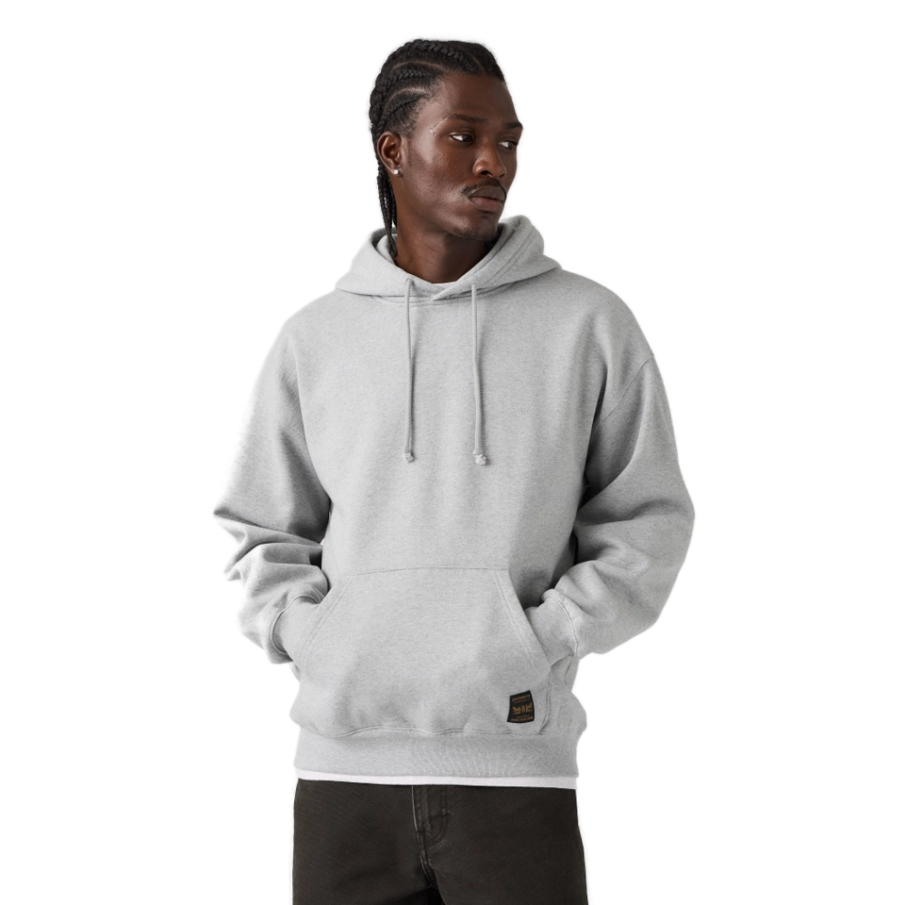 Ανδρικό φούτερ με κουκούλα Levi's Workwear PO Hoodie σε γκρι χρώμα διαθέσιμο στο ns97.gr Kastoria.