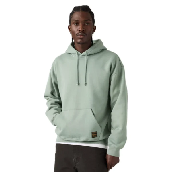 Ανδρικό φούτερ με κουκούλα Levi's Workwear PO Hoodie σε chinoiss green πράσινο χρώμα διαθέσιμο στο ns97.gr Kastoria.