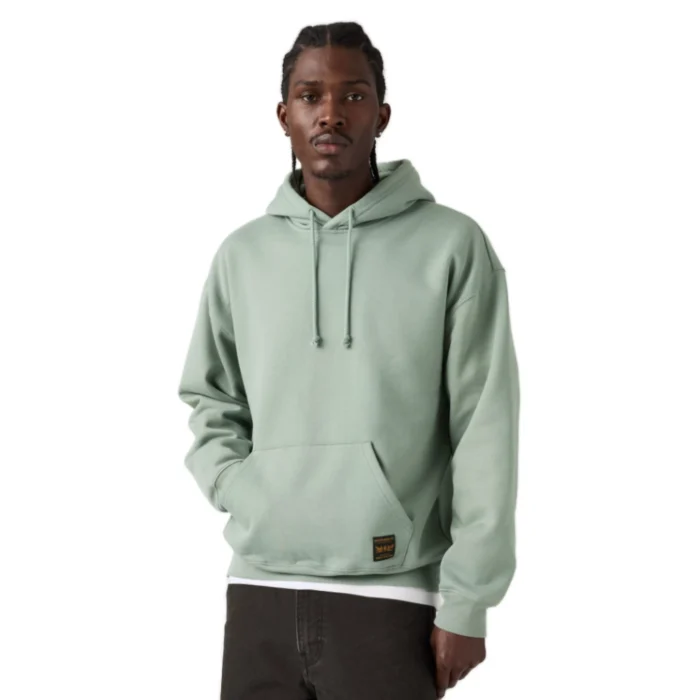 Ανδρικό φούτερ με κουκούλα Levi's Workwear PO Hoodie σε chinoiss green πράσινο χρώμα διαθέσιμο στο ns97.gr Kastoria.
