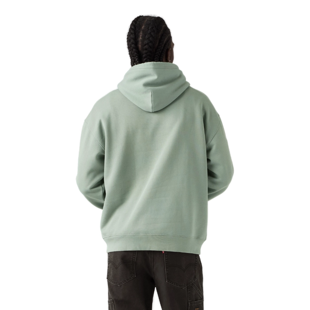 Ανδρικό φούτερ με κουκούλα Levi's Workwear PO Hoodie σε chinoiss green πράσινο χρώμα διαθέσιμο στο ns97.gr Kastoria.