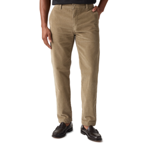 Ανδρικό κοτλέ παντελόνι Levi's XX Chino Standard Taper σε μπεζ timber wolf χρώμα διαθέσιμο στο ns97.gr Kastoria.
