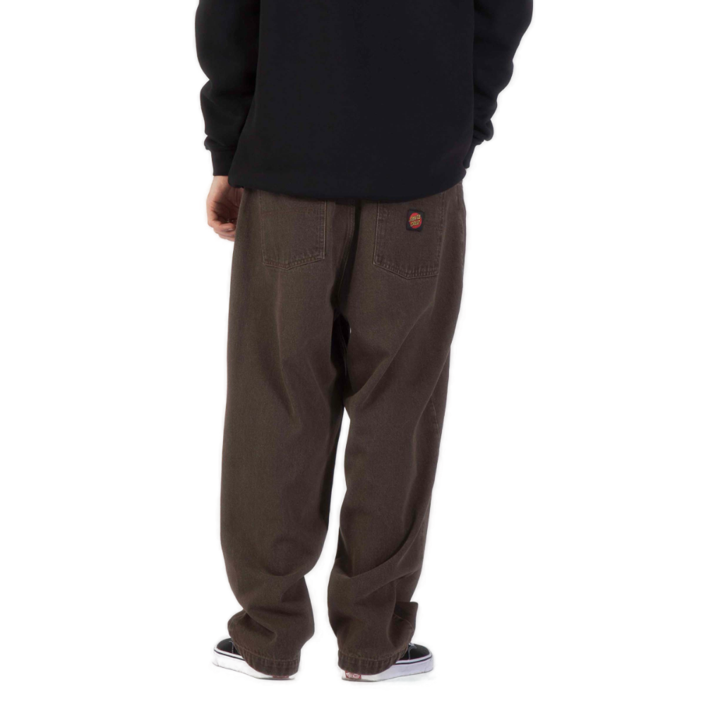 Ανδρικό παντελόνι Santa Cruz Big Pant σε rust overdye καφέ χρώμα διαθέσιμο στο ns97.gr Kastoria