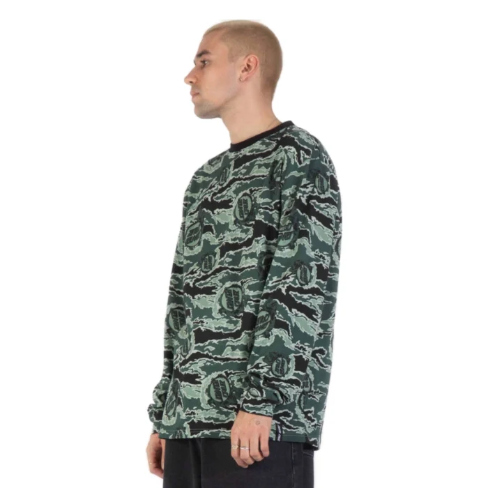 Ανδρική μακρυμάνικη μπλούζα Santa Cruz Evan LS Tee σε fuse camo χρώμα διαθέσιμο στο ns97.gr Kastoria.