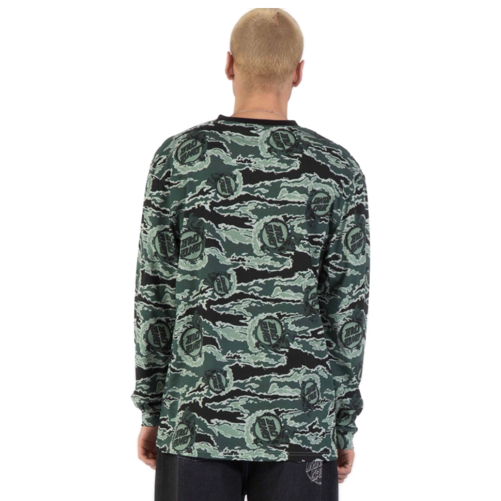 Ανδρική μακρυμάνικη μπλούζα Santa Cruz Evan LS Tee σε fuse camo χρώμα διαθέσιμο στο ns97.gr Kastoria.