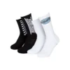 Σετ ψηλές κάλτσες Santa Cruz Finish Line 2-Pack σε μαύρο και λευκό χρώμα διαθέσιμο στο ns97.gr Kastoria.