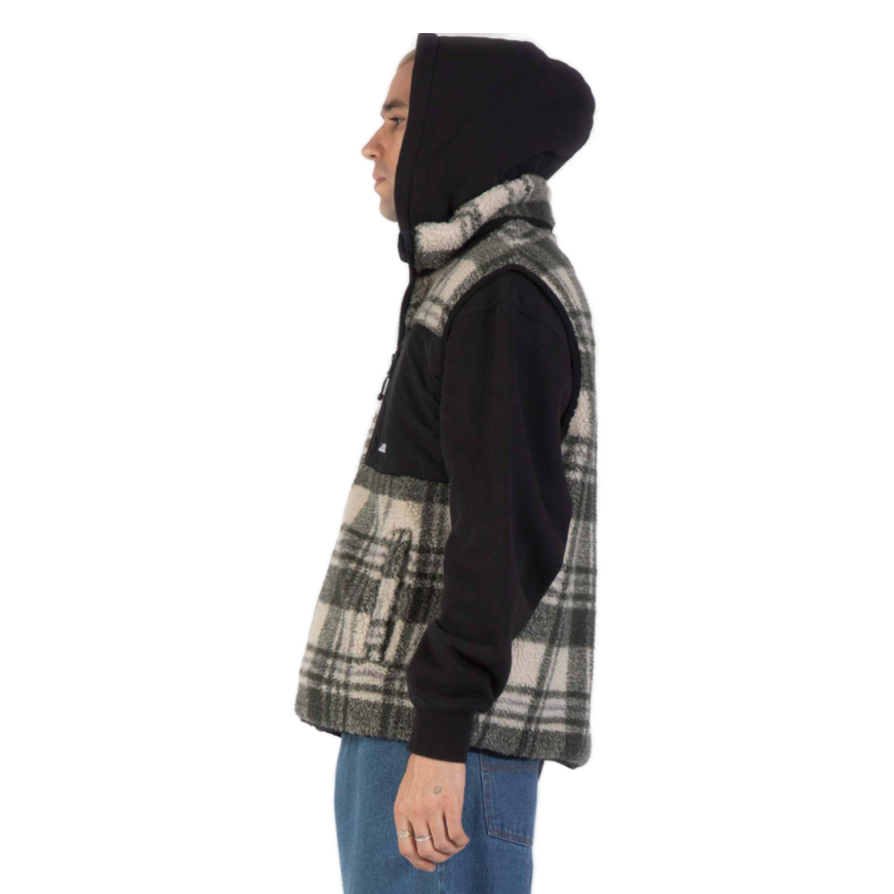 Ανδρικό αμάνικο γιλέκο Santa Cruz Freestyle Vest σε olive check καρό χρώμα διαθέσιμο στο ns97.gr Kastoria.