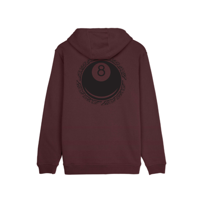 Ανδρικό φούτερ με κουκούλα Santa Cruz Winkowski Hachi Ball Hoodie σε dark plum χρώμα διαθέσιμο στο ns97.gr Kastoria.