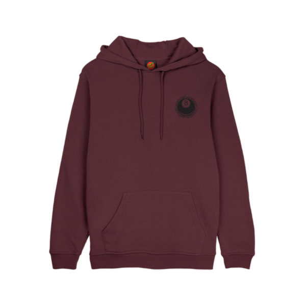 Ανδρικό φούτερ με κουκούλα Santa Cruz Winkowski Hachi Ball Hoodie σε dark plum χρώμα διαθέσιμο στο ns97.gr Kastoria.