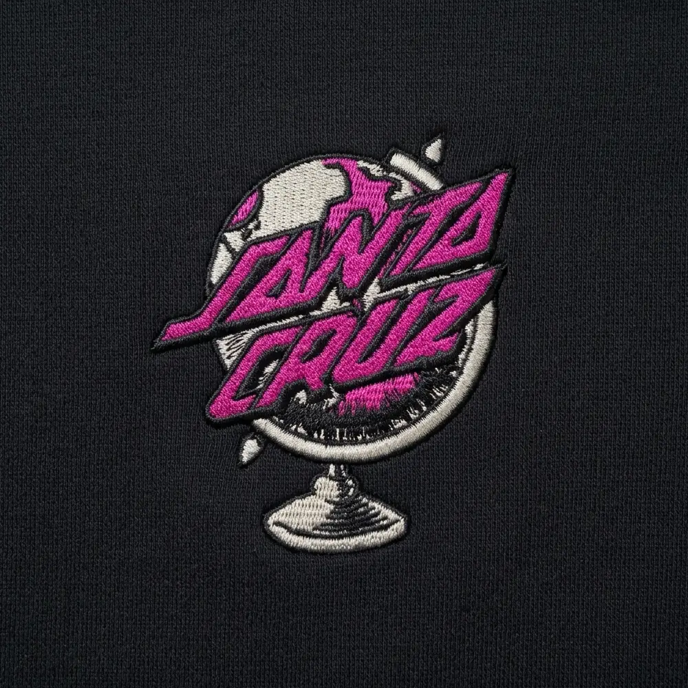 Ανδρική φούτερ μπλούζα Santa Cruz Knibbs Cryptic World Center Crewneck σε μαύρο χρώμα διαθέσιμο στο ns97.gr Kastoria.