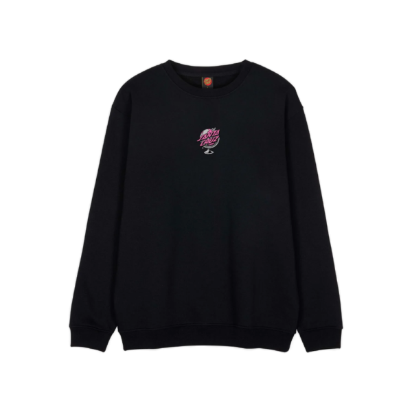 Ανδρική φούτερ μπλούζα Santa Cruz Knibbs Cryptic World Center Crewneck σε μαύρο χρώμα διαθέσιμο στο ns97.gr Kastoria.