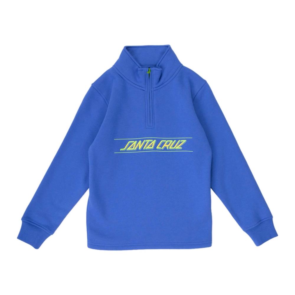 Παιδική φούτερ μπλούζα Santa Cruz Youth Classic Fade 1/4 Zip σε sapphire μπλε χρώμα διαθέσιμο στο ns97.gr Kastoria.