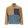 Ανδρική ζακέτα φλίς Slope Katau Teddy Zip σε petrified oak χρώμα διαθέσιμο στο ns97.gr Kastoria