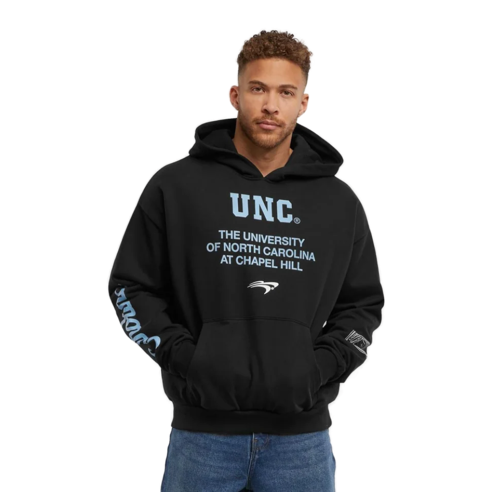 Ανδρική φούτερ μπλούζα με κουκούλα Upscale North Carolina Multi Logo σε μαύρο χρώμα διαθέσιμο στο ns97.gr Kastoria.