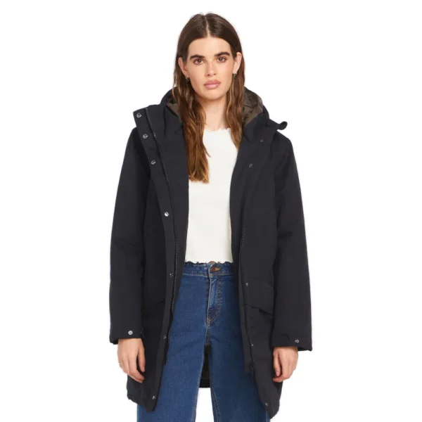Γυναικείο παρκά μπουφάν Volcom Somestone 10K Parka σε μαύρο χρώμα διαθέσιμο στο ns97.gr Kastoria.